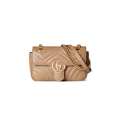 GUCCI GG MARMONT SMALL SHOULDER BAG 446744 (22*13*6cm)
